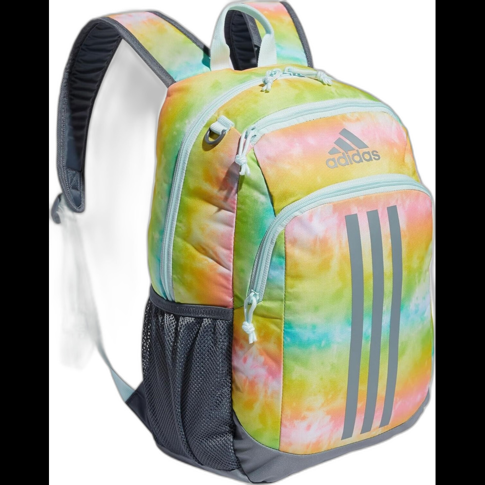 ADIDAS Young BTS Creator 2 Backpack Rainbow Gray 19" Backpack Laptop New